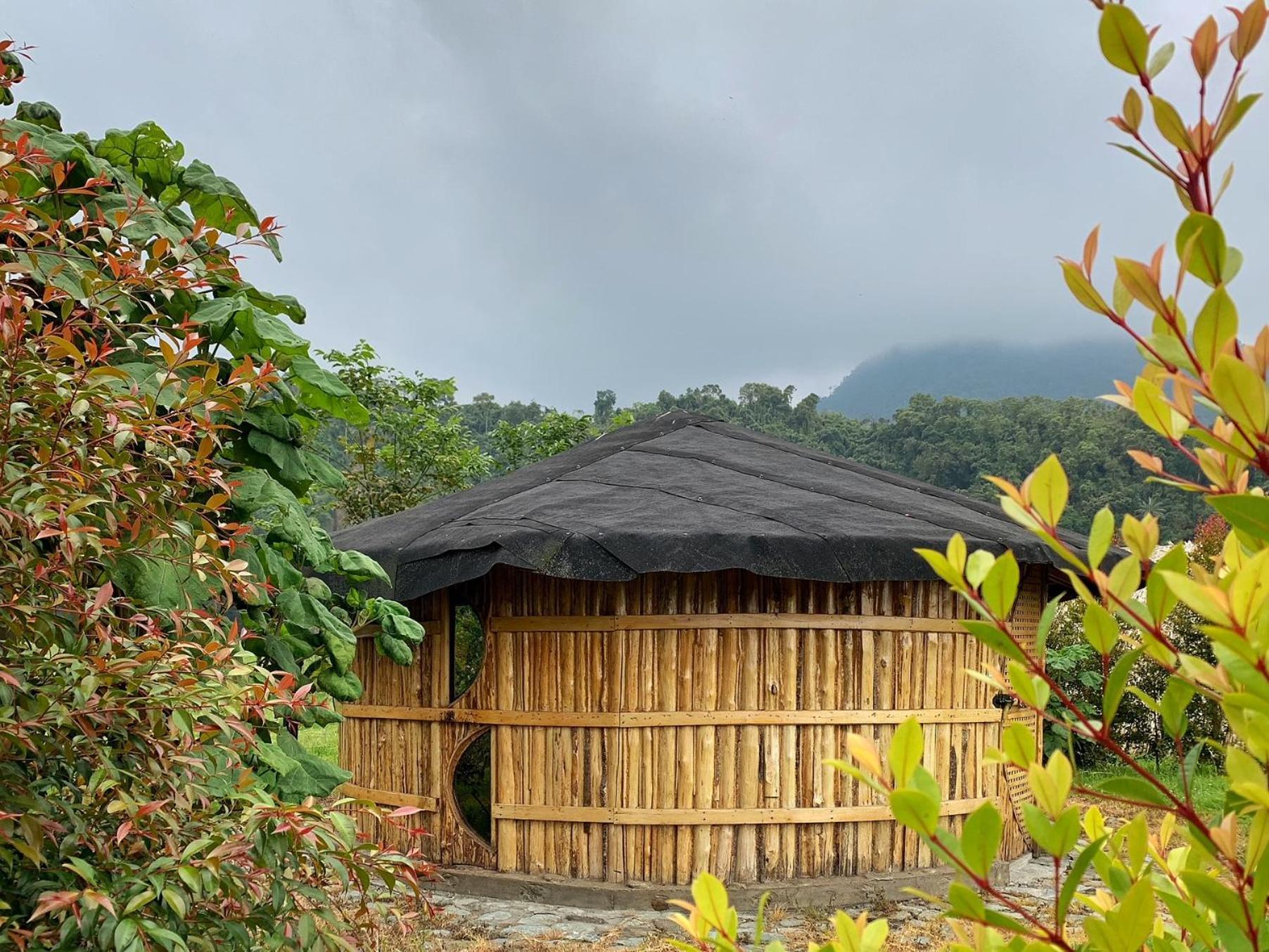 Hostal La Laguna Villamaria Bagian luar foto