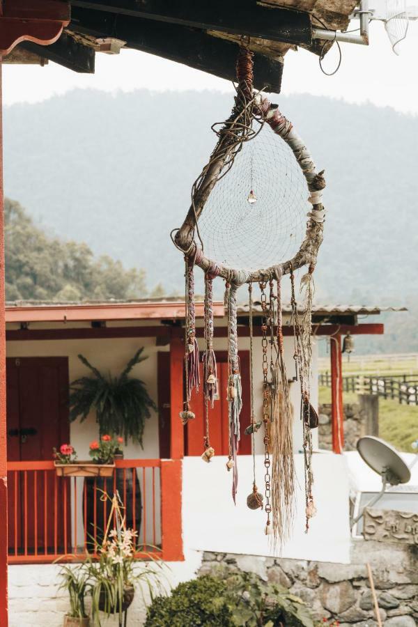 Hostal La Laguna Villamaria Bagian luar foto